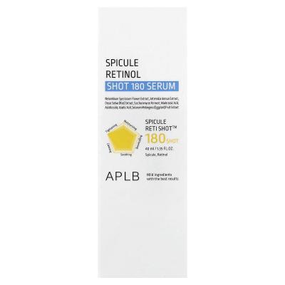 APLB, مصل Spicule Retinol Shot 180، 1.35 أونصة سائلة (40 مل)