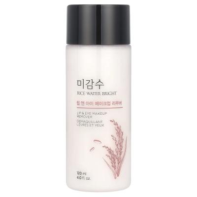 The Face Shop, Rice Water Bright، مزيل مكياج الشفاه والعيون، 4 أونصة سائلة (120 مل)