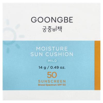 Goongbe, Moisture Sun Cushion Sunscreen, Mild, SPF 50, 0.49 oz (14 g)