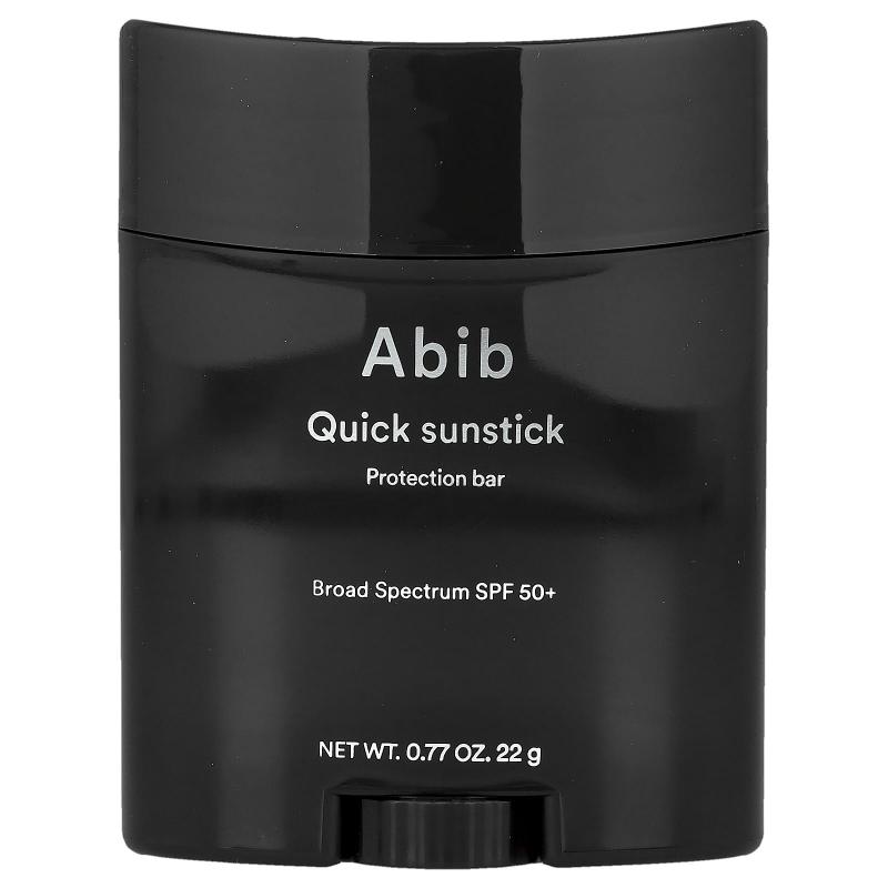 Abib, قالب حماية Quick Sunstick، عامل حماية من الشمس SPF 50+، 0.77 أونصة (22 جم)