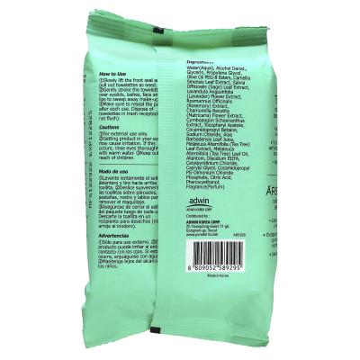 Purederm, مناديل تنظيف مزيلة للمكياج، شجرة الشاي، 30 منشفة مبللة