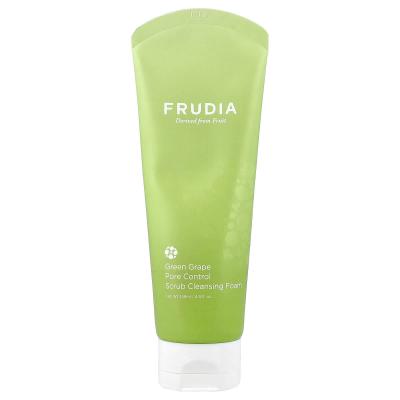 Frudia, Scrub Cleansing Foam, Pore Control, Green Grape, 4.9 fl oz (145 ml)