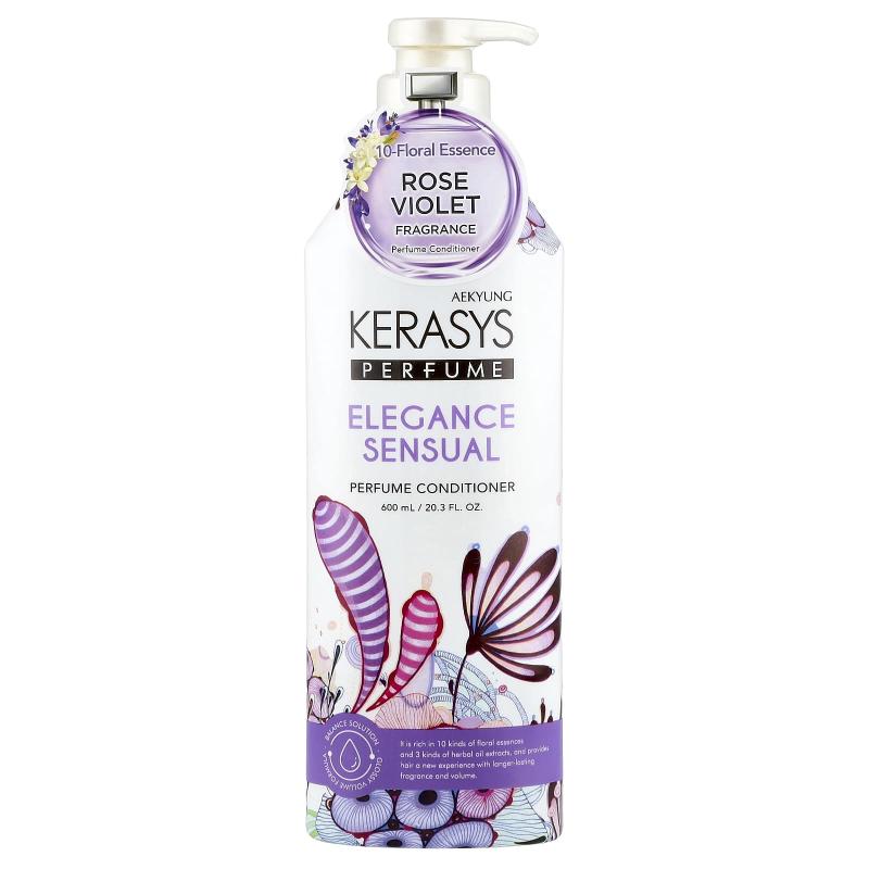 Kerasys, Elegance Sensual Perfume Conditioner, Rose Violet, 20.3 fl oz (600 ml)