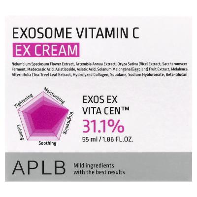 APLB, كريم Exosome Vitamin C EX، 1.86 أونصة سائلة (55 مل)