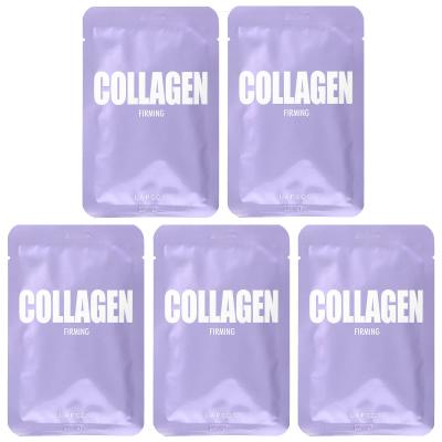 Lapcos, Collagen Firming Beauty Sheet Mask, 5 Sheets, 0.84 fl oz (25 ml) Each