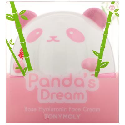 TonyMoly, Panda's Dream، كريم الوجه بالهيالورونيك الوردي، 1.76 أونصة (50 جم)