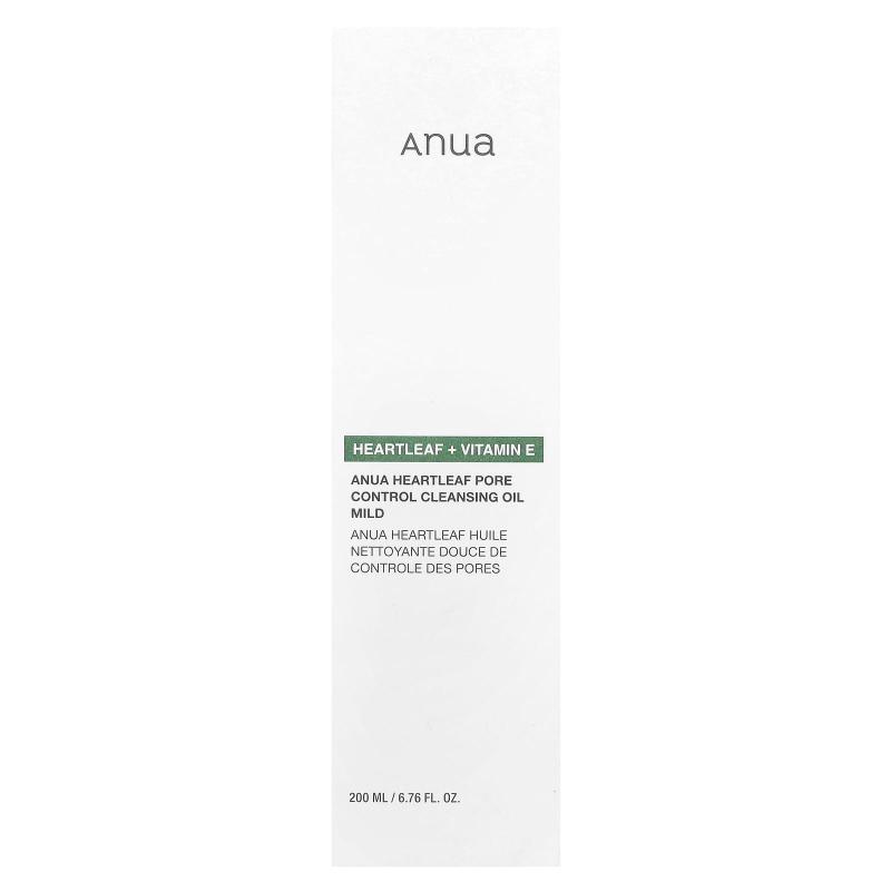 Anua, Heartleaf Pore Control Cleansing Oil, Mild, 6.76 fl oz (200 ml)