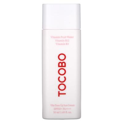 Tocobo, Vita Tone Up SunCream، عامل حماية من الشمس 50+، PA ++++، 1.69 أونصة سائلة (50 مل) (Discontinued Item)