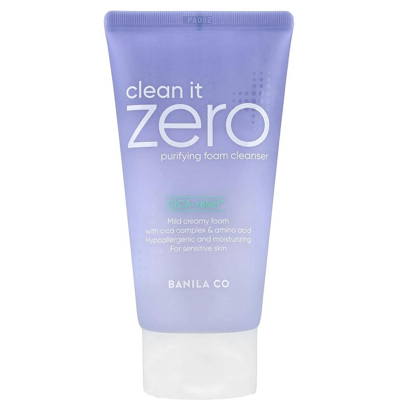 Banila Co, Clean it Zero, Purifying Foam Cleanser, For Sensitive Skin, 5.07 fl oz (150 ml)
