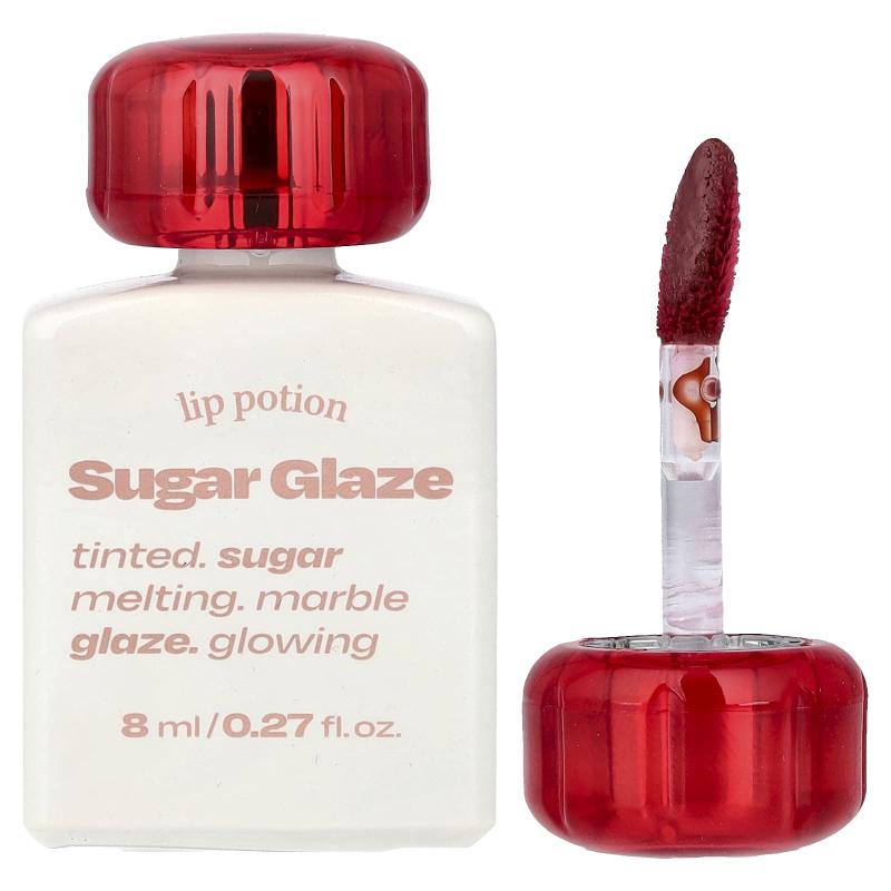 Alternativestereo, Lip Potion Sugar Glaze، كرة النبيذ رقم 10، 0.27 أونصة سائلة (8 مل)