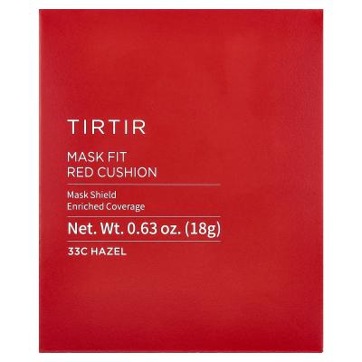 TIRTIR, وسادة حمراء مناسبة للقناع، 33C Hazel، 0.63 أونصة (18 جم)