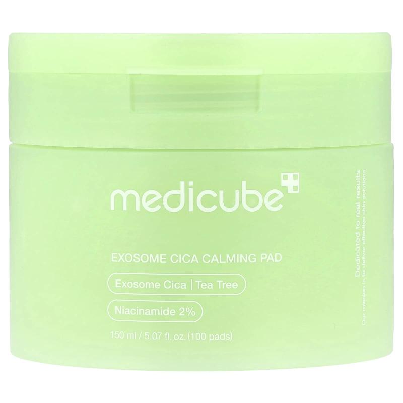 Medicube, وسادة التهدئة Exosome Cica، 100 وسادة، 5.07 أونصة سائلة (150 مل)