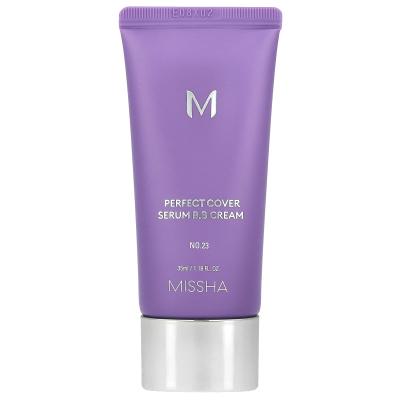 Missha, مصل التغطية المثالية B.B Cream، رقم 23 بيج طبيعي، 1.18 أونصة سائلة (35 مل)
