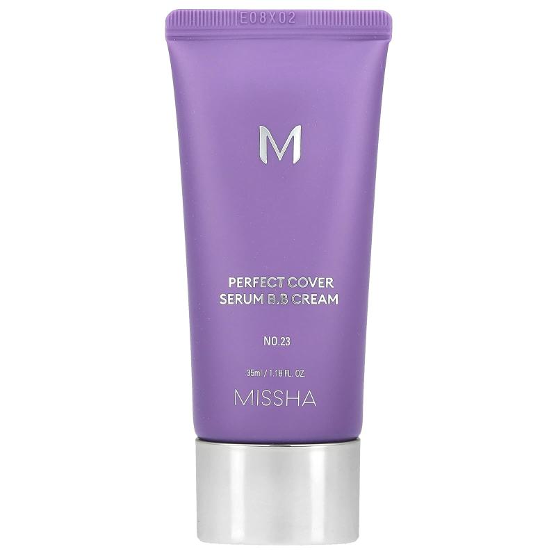 Missha, مصل التغطية المثالية B.B Cream، رقم 23 بيج طبيعي، 1.18 أونصة سائلة (35 مل)