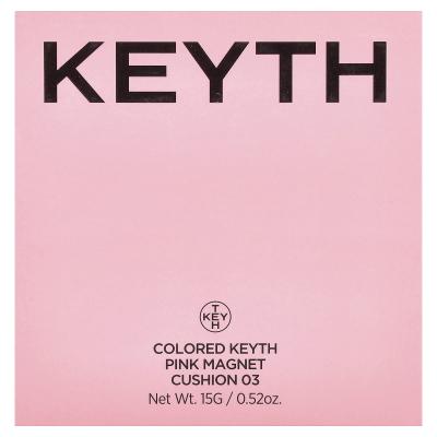 KEYTH, وسادة مغناطيسية ملونة باللون الوردي، 03 بيج نقي، 0.52 أونصة (15 جم)