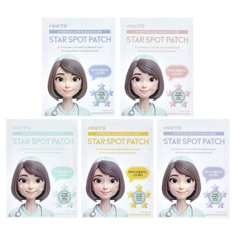 OOTD, Star Spot Patch، العناية بالعيوب الغروانية المائية، 80 رقعة
