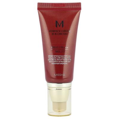 Missha, كريم M Perfect Cover B.B، عامل حماية من الشمس SPF 42 PA+++، رقم 23 بيج طبيعي، 1.69 أونصة سائلة (50 مل)