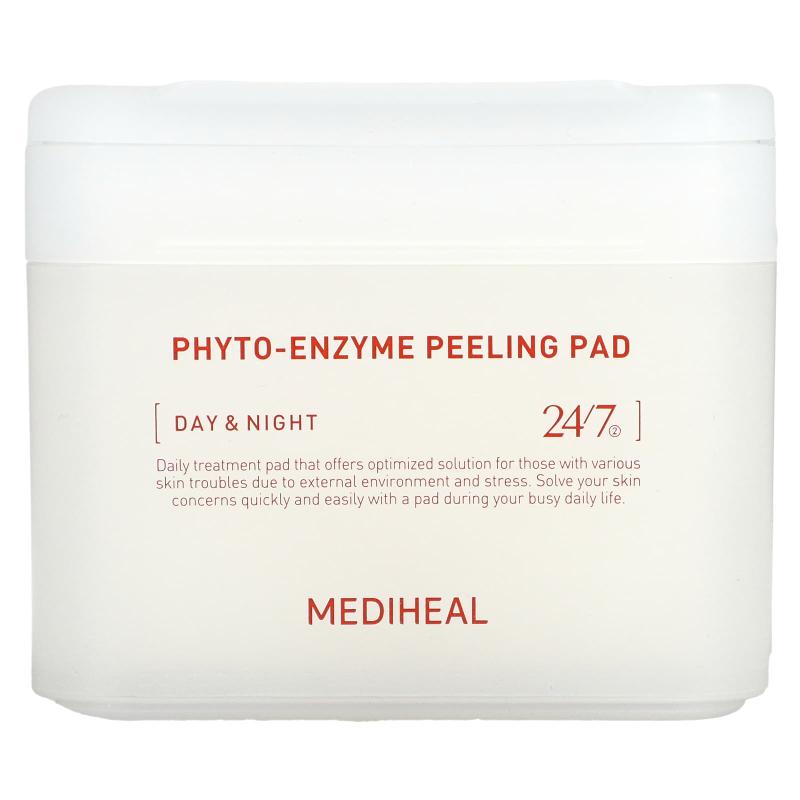 MEDIHEAL, Phyto-Enzyme Peeling Pad, Day & Night, 90 Pads, 6.76 fl oz (200 ml)