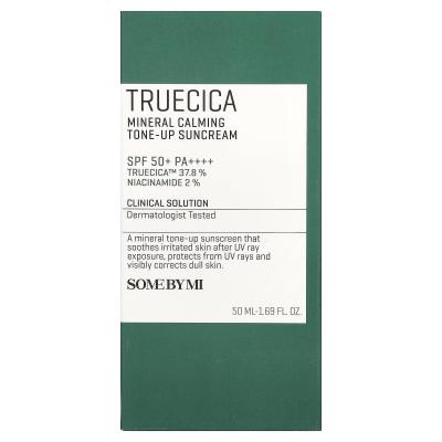 SOME BY MI, Truecica Mineral Calming, Tone-Up Sunscreen, SPF 50+ PA++++, 1.69 fl oz (50 ml)