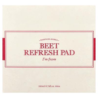 I'm From, ضمادات منعشّة بالشمندر، 60 ضمادة، 8.79 أونصة سائلة (260 مل)