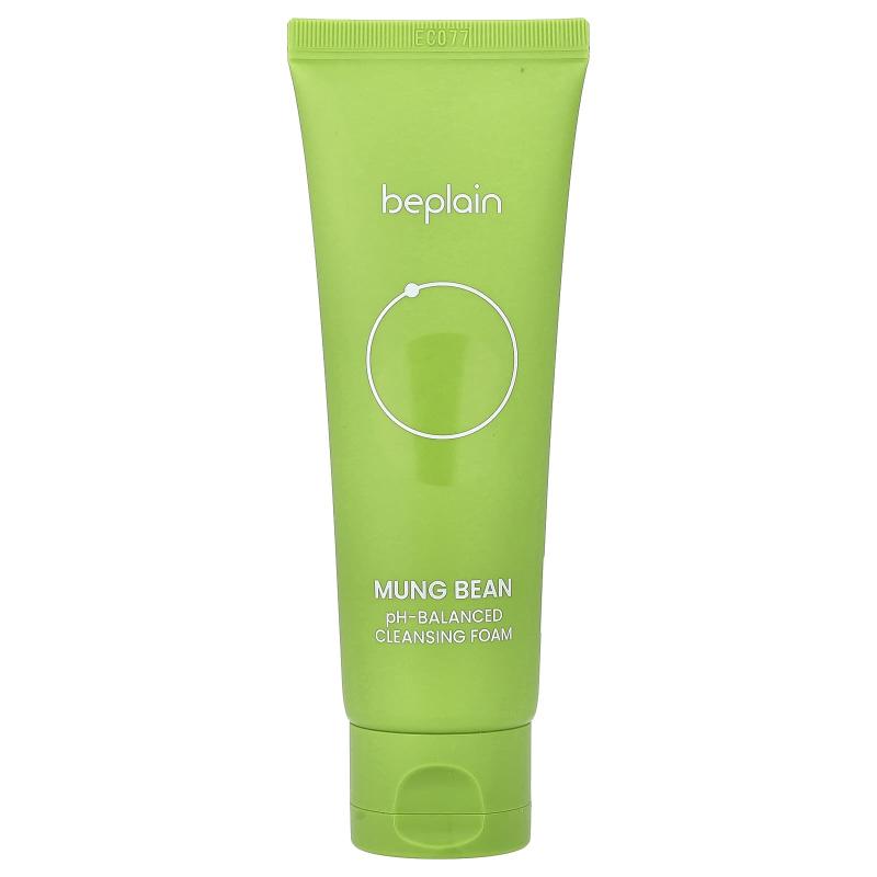 Beplain, Mung Bean، رغوة تنظيف ذات درجة حموضة متوازنة، 2.7 أونصة سائلة (80 مل)