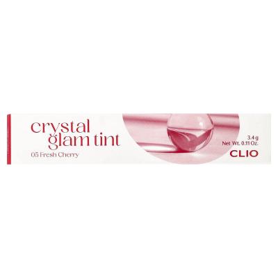 Clio, Crystal Glam Tint، 05 كرز طازج، 0.11 أونصة (3.4 جم)