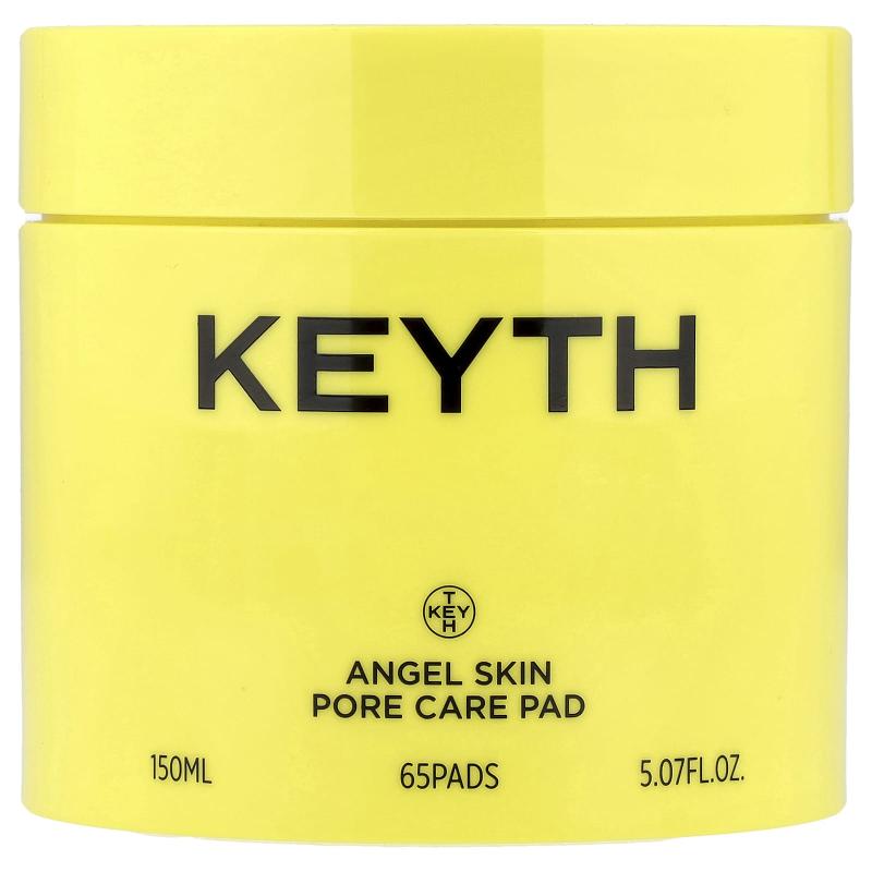 KEYTH, Trued Angel Skin Pore Care Pad, 65 Pads, 5.07 fl oz (150 ml)