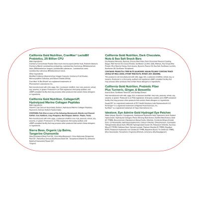 California Gold Nutrition، منتجات الكهف الكورية المفضلة، مجموعة الذكرى السنوية، مجموعة مكونة من 7 قطع