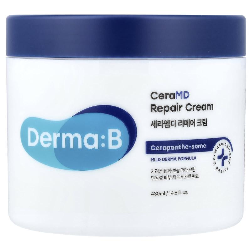 Derma:B, كريم الإصلاح CeraMD، 14.5 أونصة سائلة (430 مل)