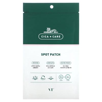 VT Cosmetics, Cica x Care، رقعة موضعية، 48 رقعة