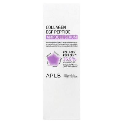 APLB, Collagen EGF Peptide Ampoule Serum, 1.35 fl oz (40 ml)