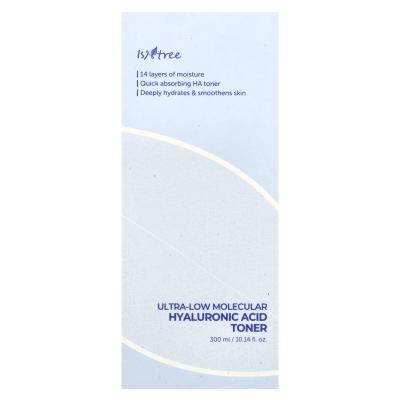 ISNtree, تونر حمض الهيالورونيك الجزيئي المنخفض للغاية، 10.14 أونصة سائلة (300 مل)
