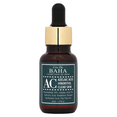 Cos De BAHA, AC، حمض الأزيلايك هينوكيتيول للبشرة النقية، 1 أونصة سائلة (30 مل)