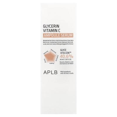 APLB, Glycerin Vitamin C Ampoule Serum , 1.35 fl oz (40 ml)