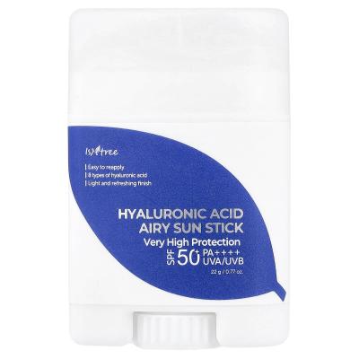 ISNtree, عصا الحماية من الشمس بحمض الهيالورونيك، عامل حماية من الشمس SPF 50+ PA++++، 0.77 أونصة (22 جم)