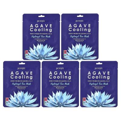 Petitfee, قناع الوجه التجميلي هيدروجيل التبريد من الصبار، 5 ورقات، 1.12 أونصة (32 جم) لكل واحدة