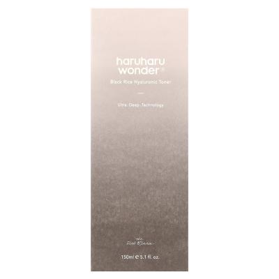 Haruharu, Wonder®، تونر الهيالورونيك بالأرز الأسود، 5.1 أونصة سائلة (150 مل)