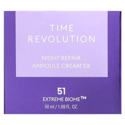 Missha, Time Revolution، كريم أمبولة الإصلاح الليلي 5x، 1.69 أونصة سائلة (50 مل)