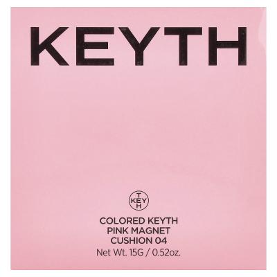 KEYTH, وسادة مغناطيسية ملونة باللون الوردي، 04 بيج محايد، 0.52 أونصة (15 جم)