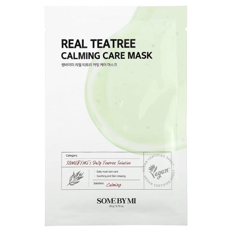 SOME BY MI, Real Tea Tree, Calming Care Beauty Mask, 1 Sheet, 0.70 oz (20 g)