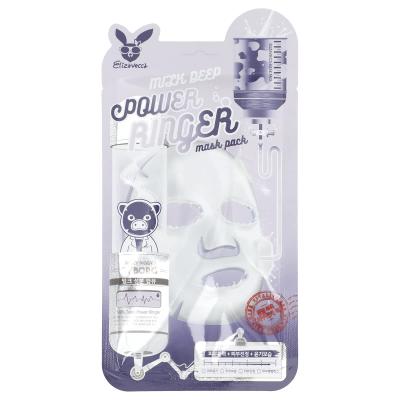 Elizavecca, مجموعة أقنعة التجميل Milk Deep Power Ringer، ورقة واحدة، 0.78 أونصة سائلة (23 مل)