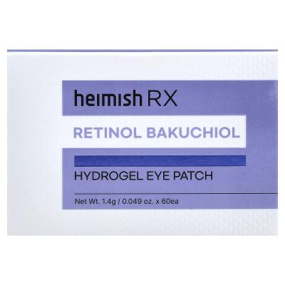 Heimish, RX، رقعة العين ريتينول باكوتشيول هيدروجيل، 60 رقعة، 0.049 أونصة (1.4 جم) لكل واحدة
