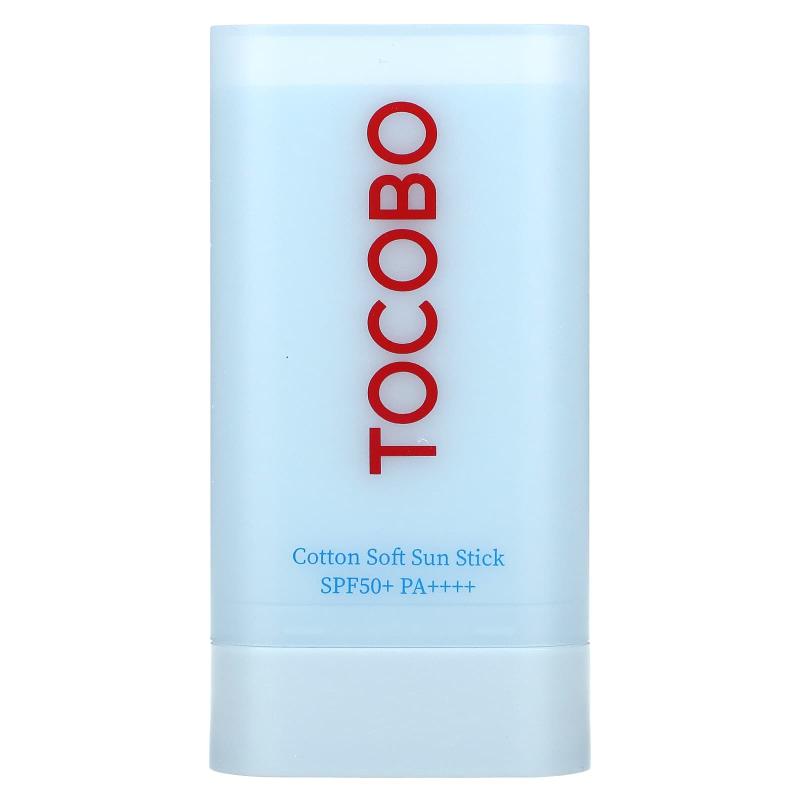 Tocobo, Cotton Soft Sun Stick، عامل حماية من الشمس SPF 50+ PA ++++، 0.67 أونصة (19 جم)