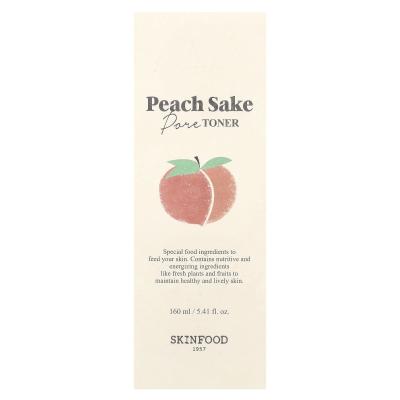 SKINFOOD, تونر مسام الخوخ، 5.41 أونصة سائلة (160 مل)