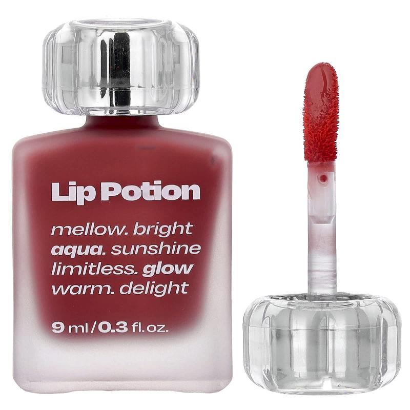 Alternativestereo, Lip Potion Aqua Glow، رقم 3 Sugar Rose، 0.3 أونصة سائلة (9 مل)