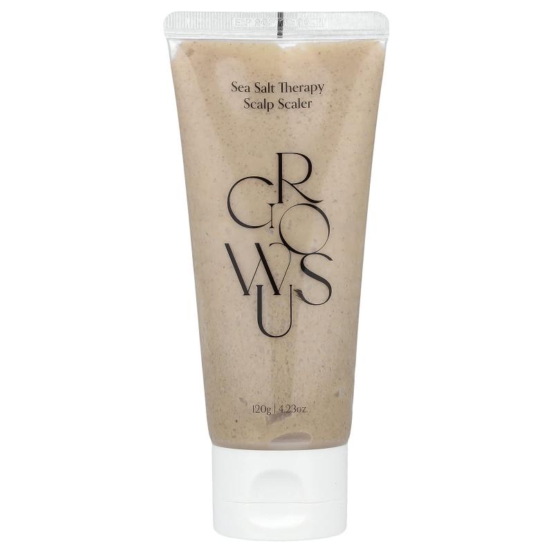 GROWUS, مقشر فروة الرأس العلاجي بملح البحر، 4.23 أونصة (120 جم)