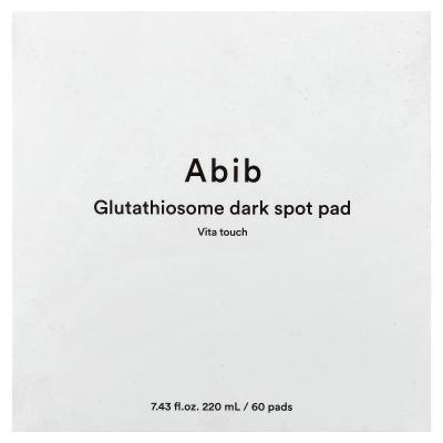 Abib, وسادة الجلوتاثيوسوم للبقع الداكنة، فيتا تاتش، 60 وسادة