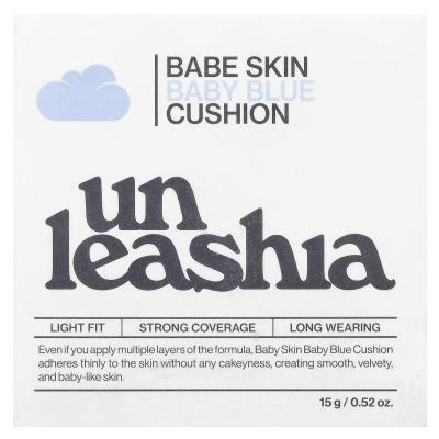 Unleashia, Babe Skin، وسادة باللون الأزرق الفاتح، عامل حماية من الشمس 40/PA++، 23 واط جولي، 0.52 أونصة (15 جم)