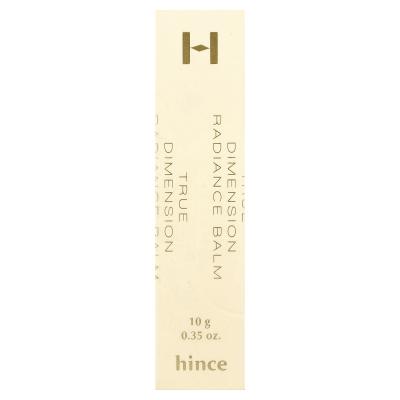 Hince, True Dimension Radiance Balm، TP001 شفاف، 0.35 أونصة (10 جم)