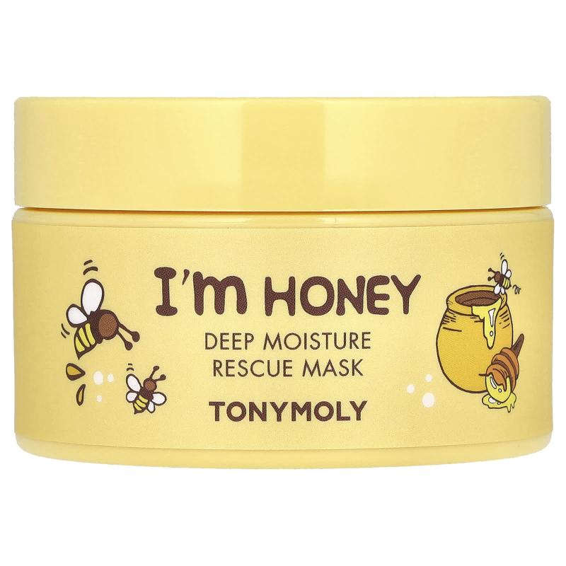 TonyMoly, I'm Honey، قناع الجمال لإنقاذ الرطوبة العميقة، 3.52 أونصة (100 جم)